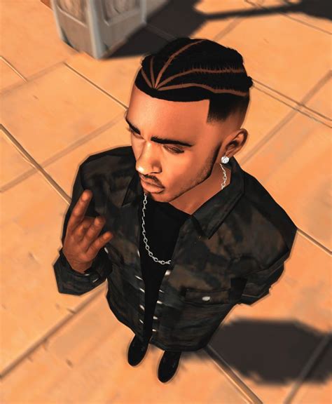 Ebonix Omari 16k Followers T Pt 1 Sims Hair Sims 4 Hair Male Sims 4 Afro Hair