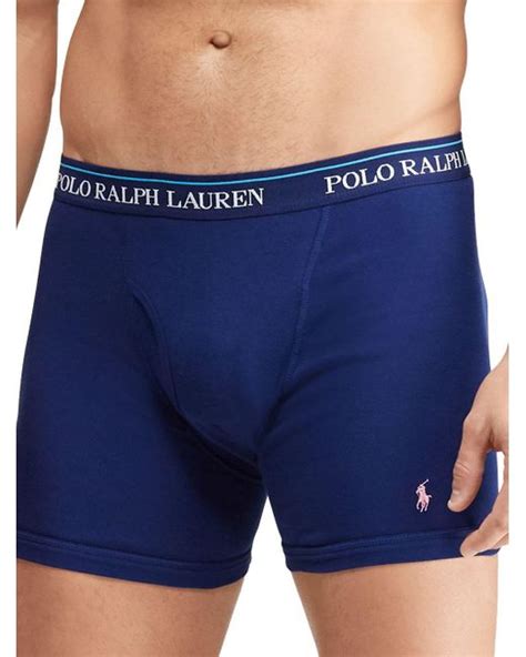 Polo Ralph Lauren 3 Pack Boxer Briefs For Men Lyst