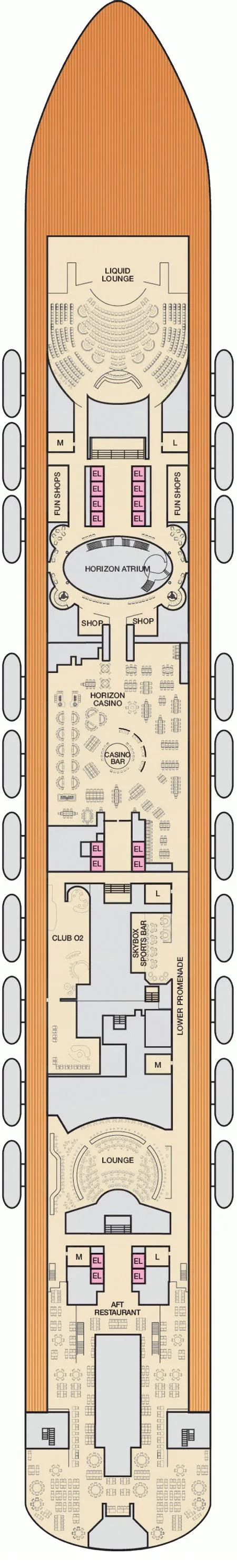 Carnival Horizon Deck Plan - Cruise Deck Info