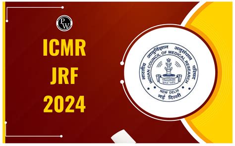 ICMR JRF 2024 Notification Exam Date Eligibility Apply Online