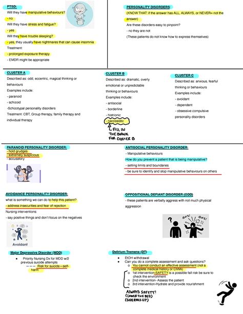 Pharm Exam 4 Review PTSD Will They Have Manipulative Behaviours No