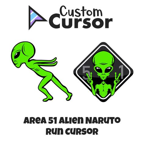 Area Alien Naruto Run Cursor Custom Cursor