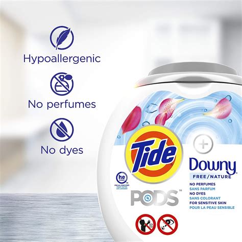 Buy Tide Pods Downy Free Liquid Laundry Detergent Pacs Count