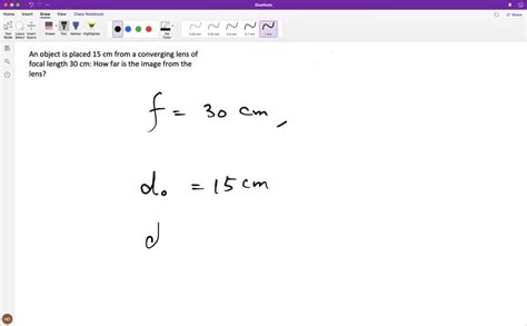 Solved An Object Is Placed At A Distance Of Cm From A Converging