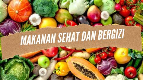 Penting Manfaat Makanan Sehat Brosur Makanan