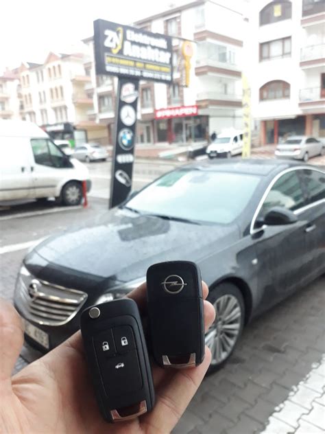 Opel Insignia Orjinal Smart Anahtar Ankara Oto Anahtar