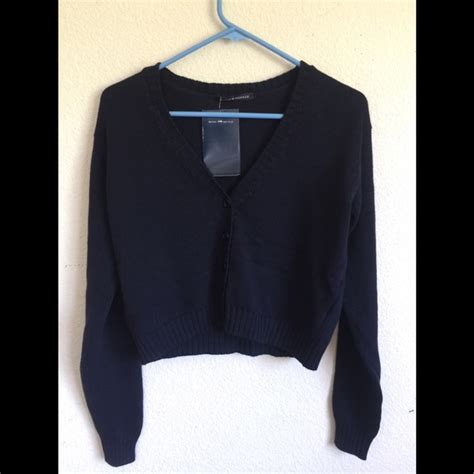 Brandy Melville Sweaters Brandy Melville Navy Billie Cardigan Sweater Poshmark