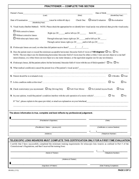 Nys Dmv Eye Exam Form At Gethughblog Blog