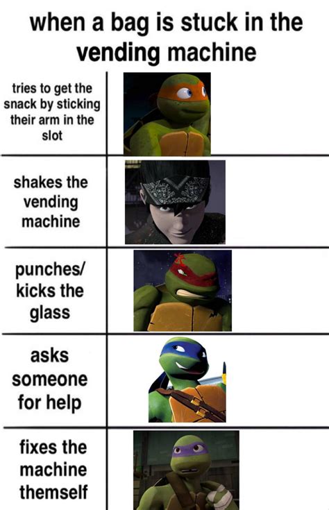Tmnt Vending Machine Meme By Saiyanpikachu On Deviantart