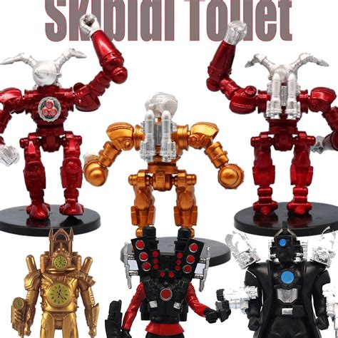 Skibidi Toilet Titan Drill Man Cameraman Speakerman Action Figure Joint
