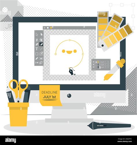 design tools concept illustration stock vector image art alamy