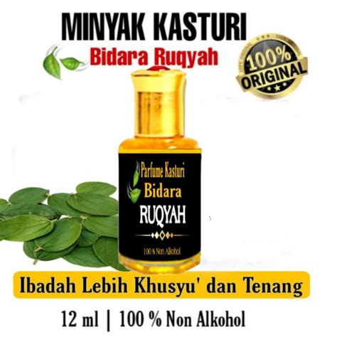 Jual Parfum Kasturi Bidara Ruqyah Parfum Sholat Non Alkhohol Minyak