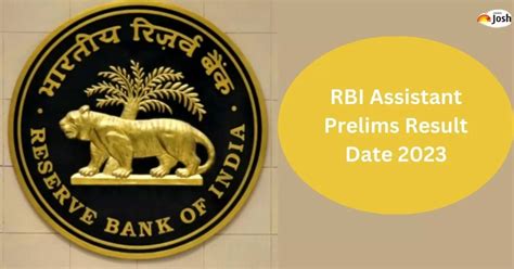 Rbi Assistant Result 2023 Out