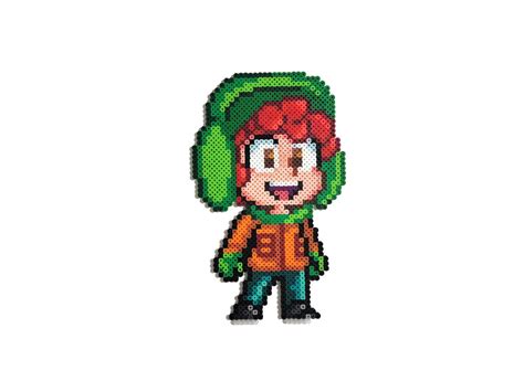 Kyle Broflovski South Park Pixel Art Figure Etsy Singapore