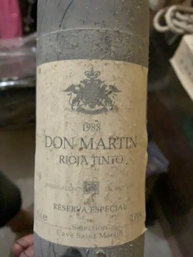 Saint Martin Es Don Martin Reserva Especial Tinto Vivino United States