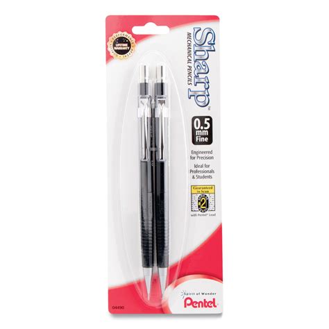 Pentel P Bp K Sharp Mechanical Pencil Mm Hb Black