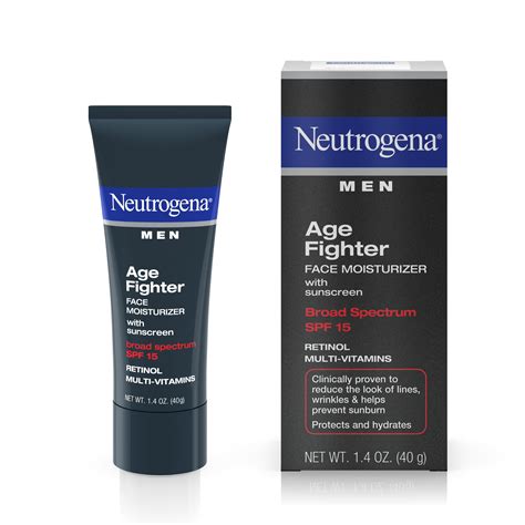 Neutrogena Men's Daily Anti-Wrinkle Retinol Moisturizer with SPF 15, Diminish Lines & Hydrate ...