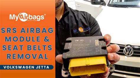 How To Remove SRS Airbag Control Module Seat Belts On Volkswagen