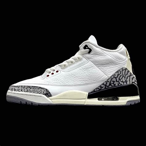 The White Cement Colorway Will Make Its Way Onto The Air Jordan 3 In ...