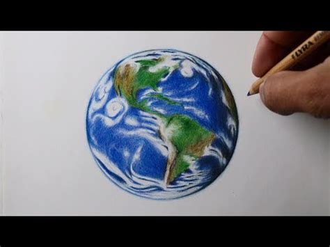 Como Desenhar O Planeta Terra Narrado YouTube