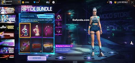 Cara Mendapatkan Bundle FF Riptide Trailblazer Dafunda