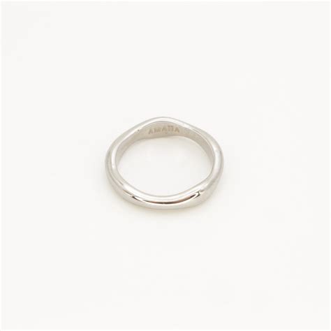 TALIYA Ring: Thick Silver Minimalistic Stacking ring- Stainless Steel