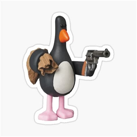 "Feathers McGraw" Sticker for Sale by BrandyStill | Redbubble