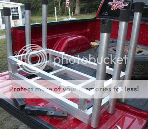 Truck 6 pole Aluminum Fishing Rod Holder/ with Cooler holder