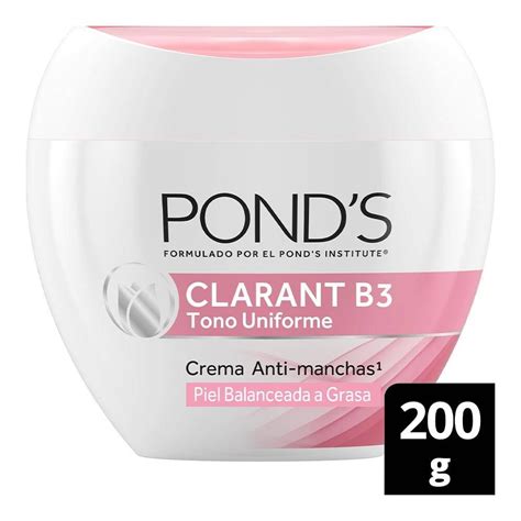 Crema Facial Ponds Clarant B3 Anti Manchas Piel Balanceada A Grasa 200