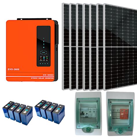 Kit Fotovoltaico Da 6 2 Kw Con Accumulo Da 14 KWh PRO InverterOnline