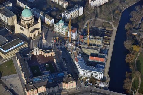 Luftaufnahme Potsdam Neubau des Museums Gebäude Ensemble Museum