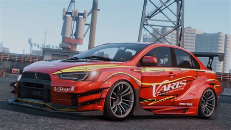 Mitsubishi Lancer Evo X Varis Add On Template Gta Mods