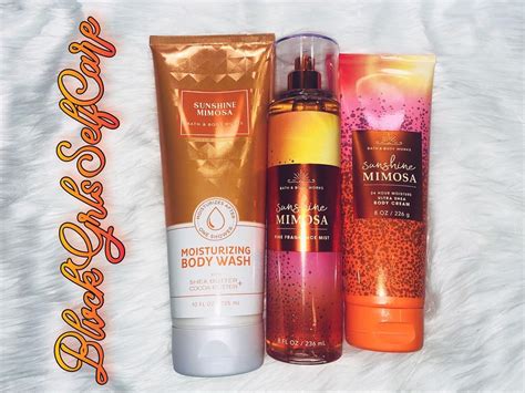 Sunshine Mimosa Bath And Body Works Body Cream Moisturizing Body Wash