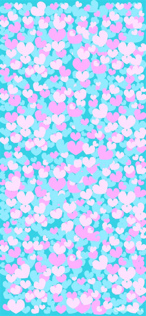 Light Blue Heart Wallpapers - Wallpaper Cave