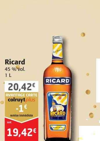 Promo Ricard Chez Colruyt Icatalogue Fr