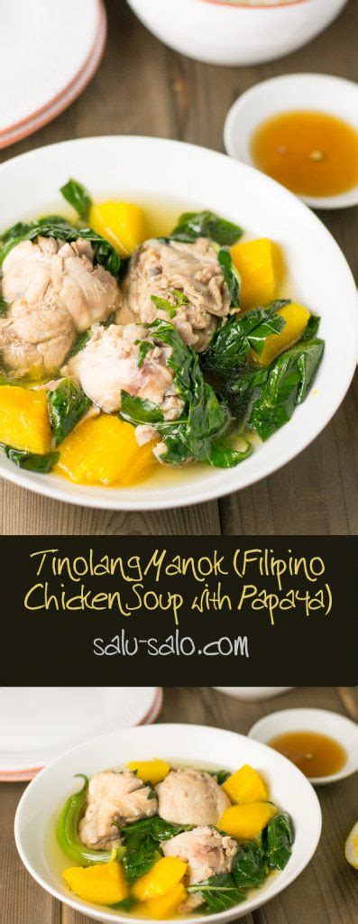 Tinolang Manok Chicken Tinola Salu Salo Recipes