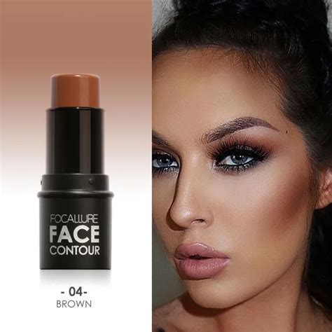 Focallure Face Bronzerandhighlighter Stick 4 Colors Professional Shadow