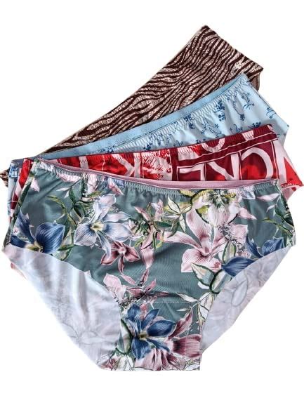 Buy SHINEMART Soft Stretch Underwear Women Seamless Bikini Nylon Spandex Panties Pack Of