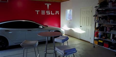 Tesla Model S Owner Turns His Garage Into A Tesla Showroom Electrek