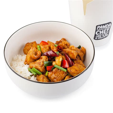 Цыпленок Кешью — PANDA CHEF — Еда в коробочках Новосибирск