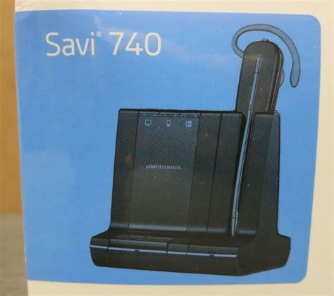New Sealed Plantronic Savi 740 83542 12 3 In 1 Dect Wireless Telephone