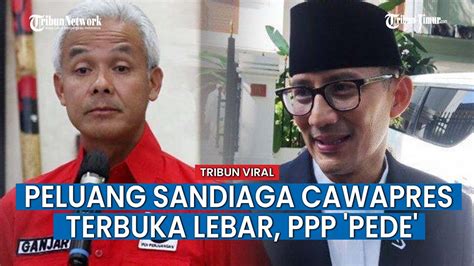 PPP Pede Peluang Sandiaga Cawapres Terbuka Lebar Partai Golkar Dan