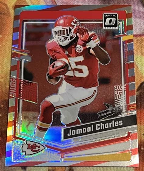 Donruss Optik Jamaal Charles Rot Wei Freiheitsstreifen Preis Ssp