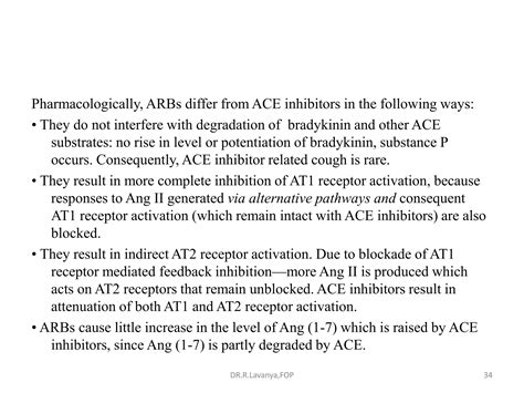 ACE Inhibitors ARBs PPT