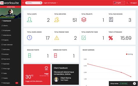 Worksuite SAAS Project Management System Laravel 5 4