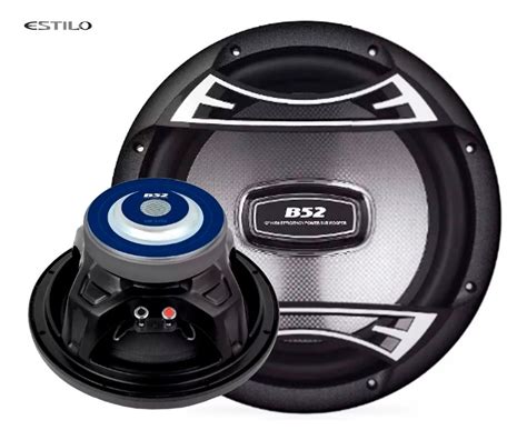 Subwoofer B Pulgadas Doble Bobina W Sw Estilo Gs