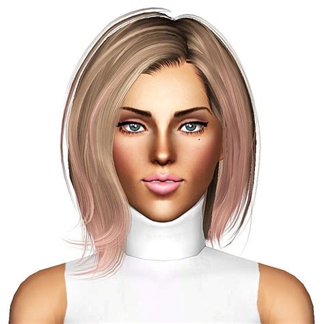 Newsea`s Perry Hairstyle Retextured By July Kapo Sims 3 Hairs