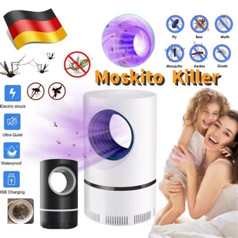 MOSKITO KILLER INSEKTENVERNICHTER USB Elektrisch LED Licht Mückenfalle