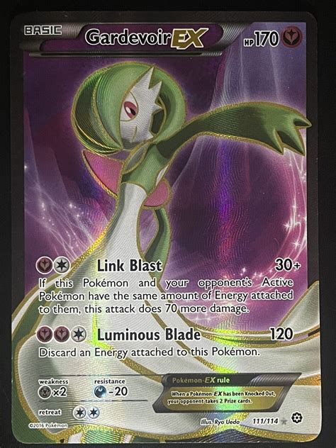 Mavin Gardevoir EX 111 114 Full Art Ultra Rare Holo Pokemon Steam