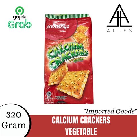 Munchys Calcium Crackers Vegetable Biskuit Kalsium Sayuran 320 Gram